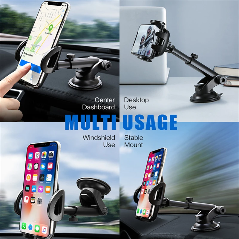 Universal Windshield Gravity Sucker Stand Car Mobile Support Smartphone Phone Holder For iPhone 678 X Voiture | Мобильные телефоны