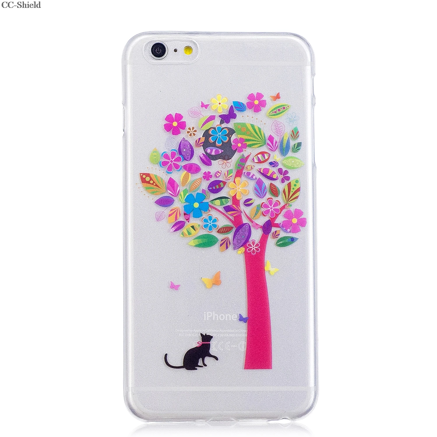 Футляр из ТПУ для Apple iPhone 6S 6 S Plus 5.5 дюймов Модный мягкий силиконовый чехол для телефона 6s.