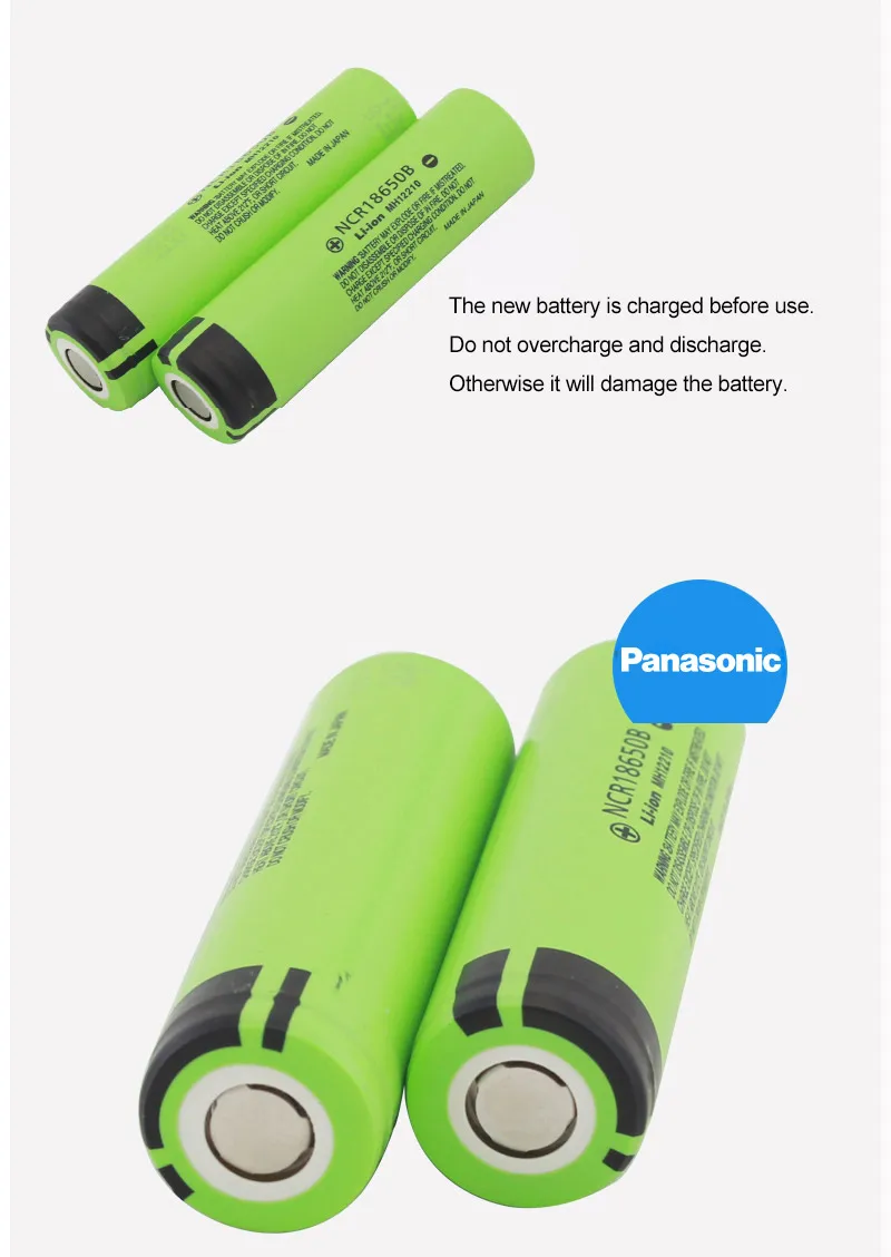 Panasonic NCR18650B 3,7 v 3400 mah 18650 литий-ионная аккумуляторная батарея и быстрое зарядное устройство лучшее качество