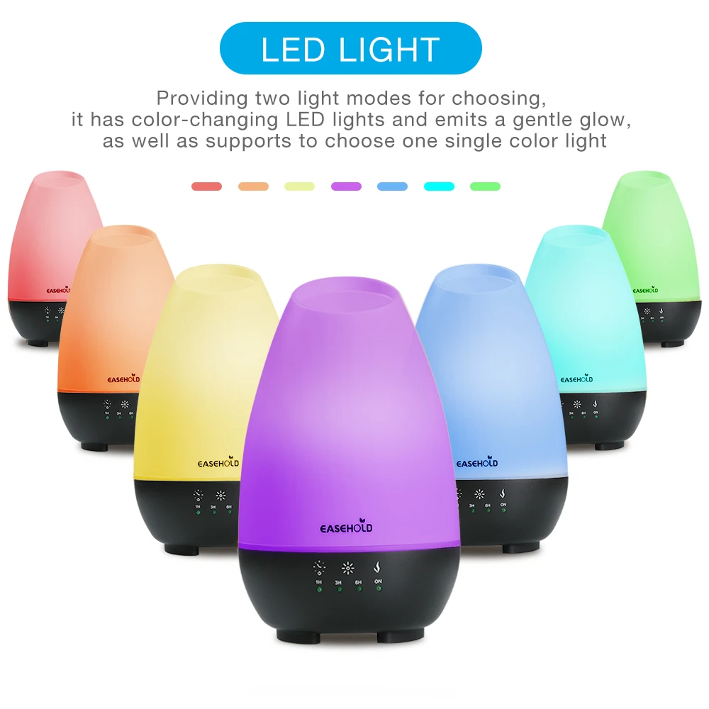 Электрический ультразвуковой увлажнитель воздуха диффузор эфирного масла 500 мл 7