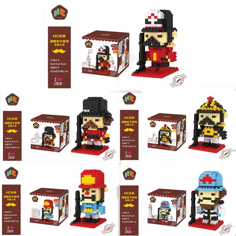 Завод Британский солдат Мини Блоки Мировой Культуры Микро блоки DIY Строительство