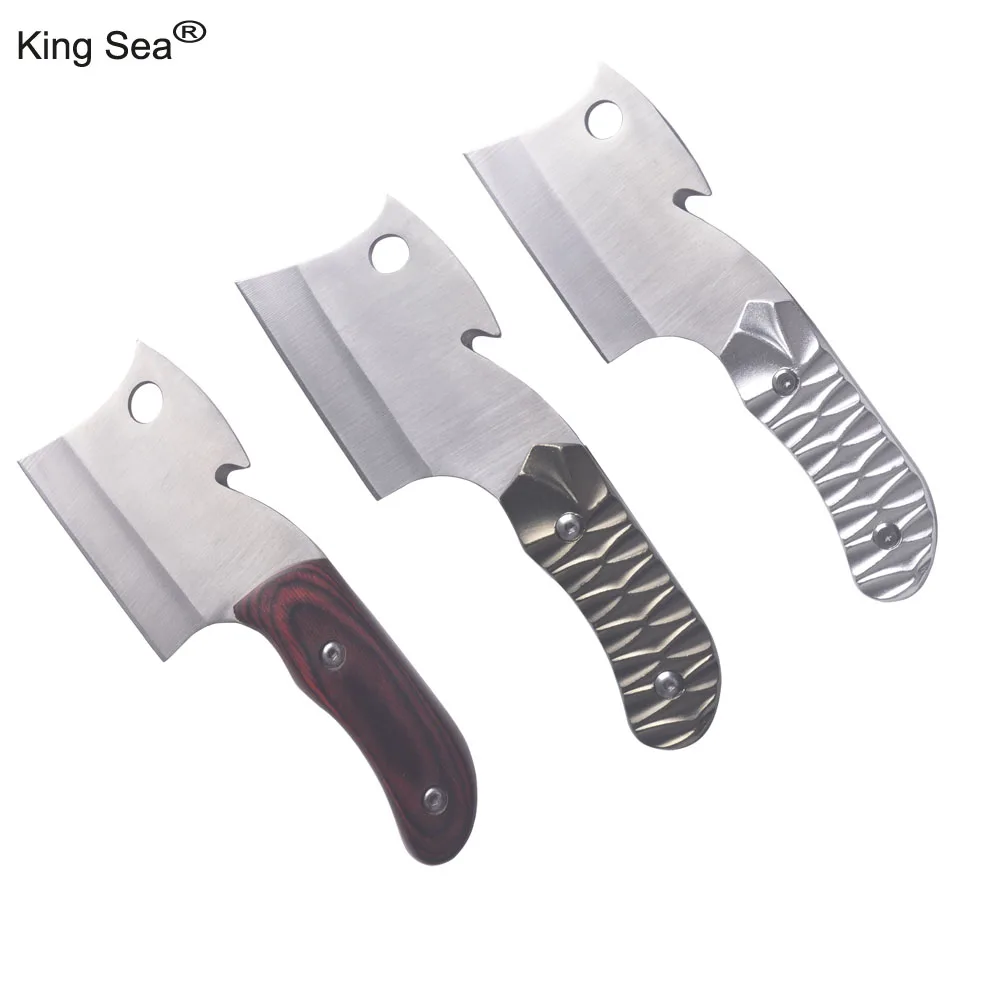 King Sea мини топор для кемпинга нейлоновая оболочка топор рубящий нож с алюминиевой/деревянной ручкой топор