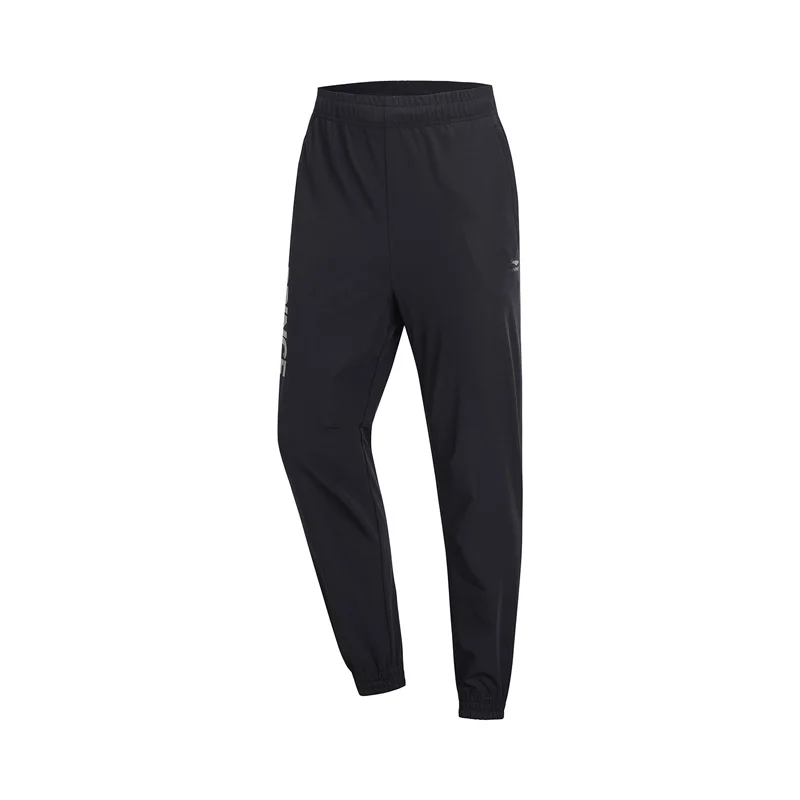 Li-Ning мужские трендовые штаны с защитой от умов, водонепроницаемые, обычная посадка, 90% полиэстер, 10% спандекс, подкладка, спортивные брюки AYKP025 MKY476