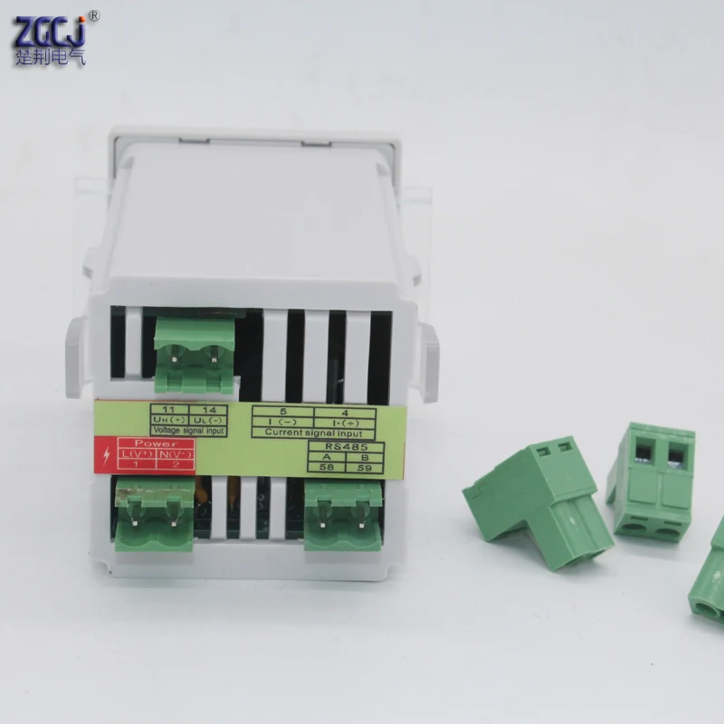 DC 0-48 в цифровой дисплей измеритель напряжения с RS485 связь Modbus-RTU протокол 48 В