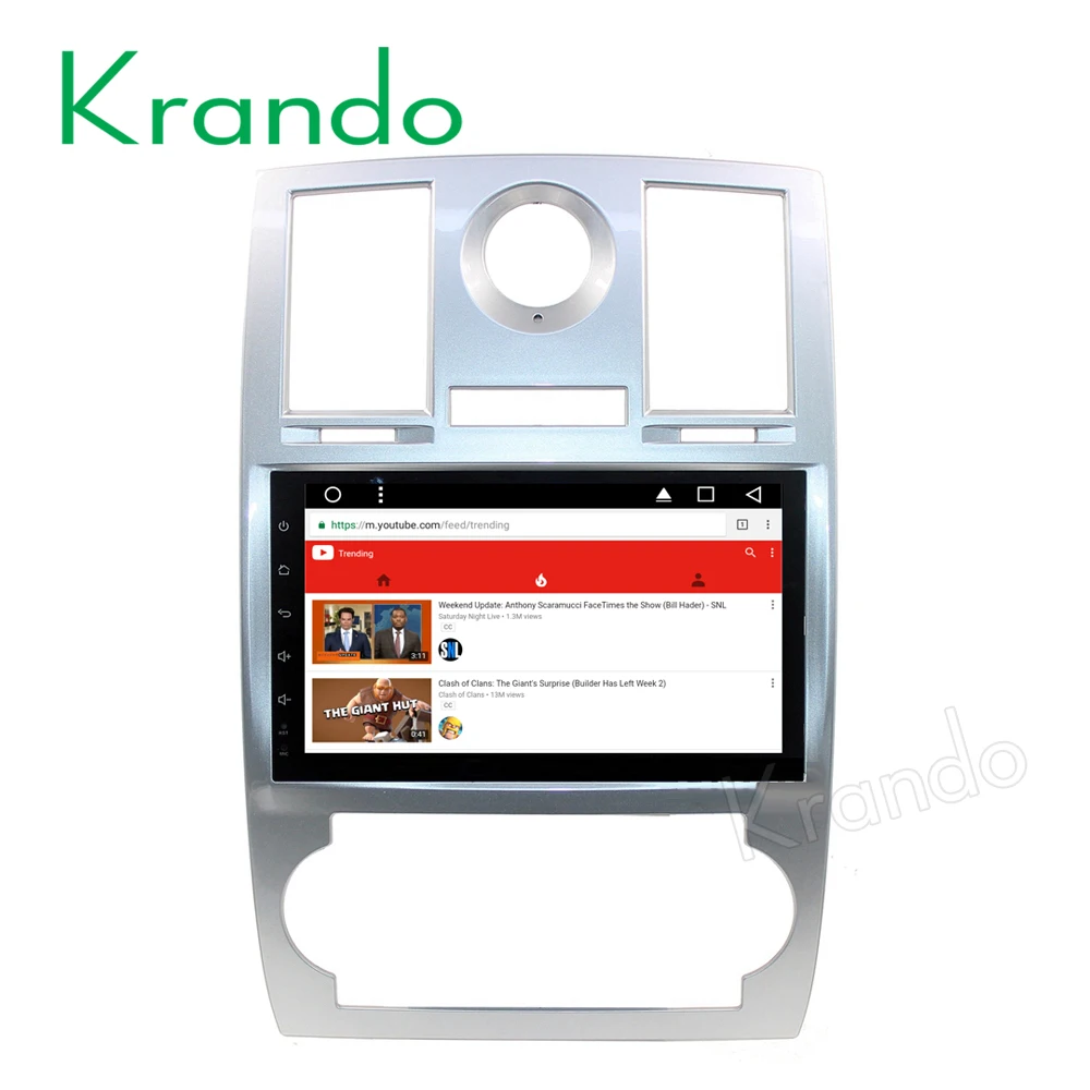 Автомобильная навигационная система Krando Android 8 1 9 дюймов для chrysler 300c 2004 2005 2006 2007 2008