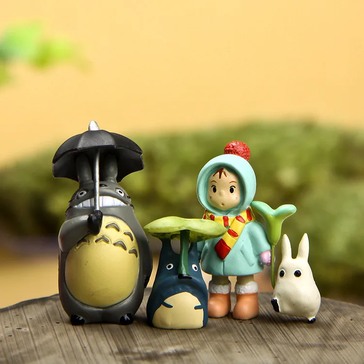 Micro Fairy Garden Figurines Miniature Desktop Decoration Terrarium Succulents Anime My Neighbor Totoro Action Figures Gift DIY