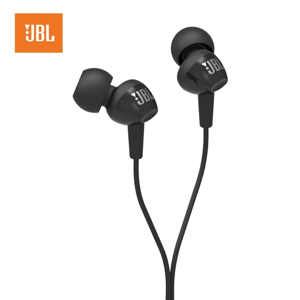 Проводные наушники-вкладыши JBL C100SI 3 5 мм стереогарнитура для музыки динамические