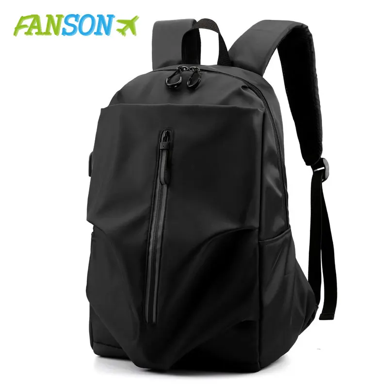FANSON Новое поступление рюкзак для ноутбука с USB зарядкой 15 6 дюйма мужские школьные