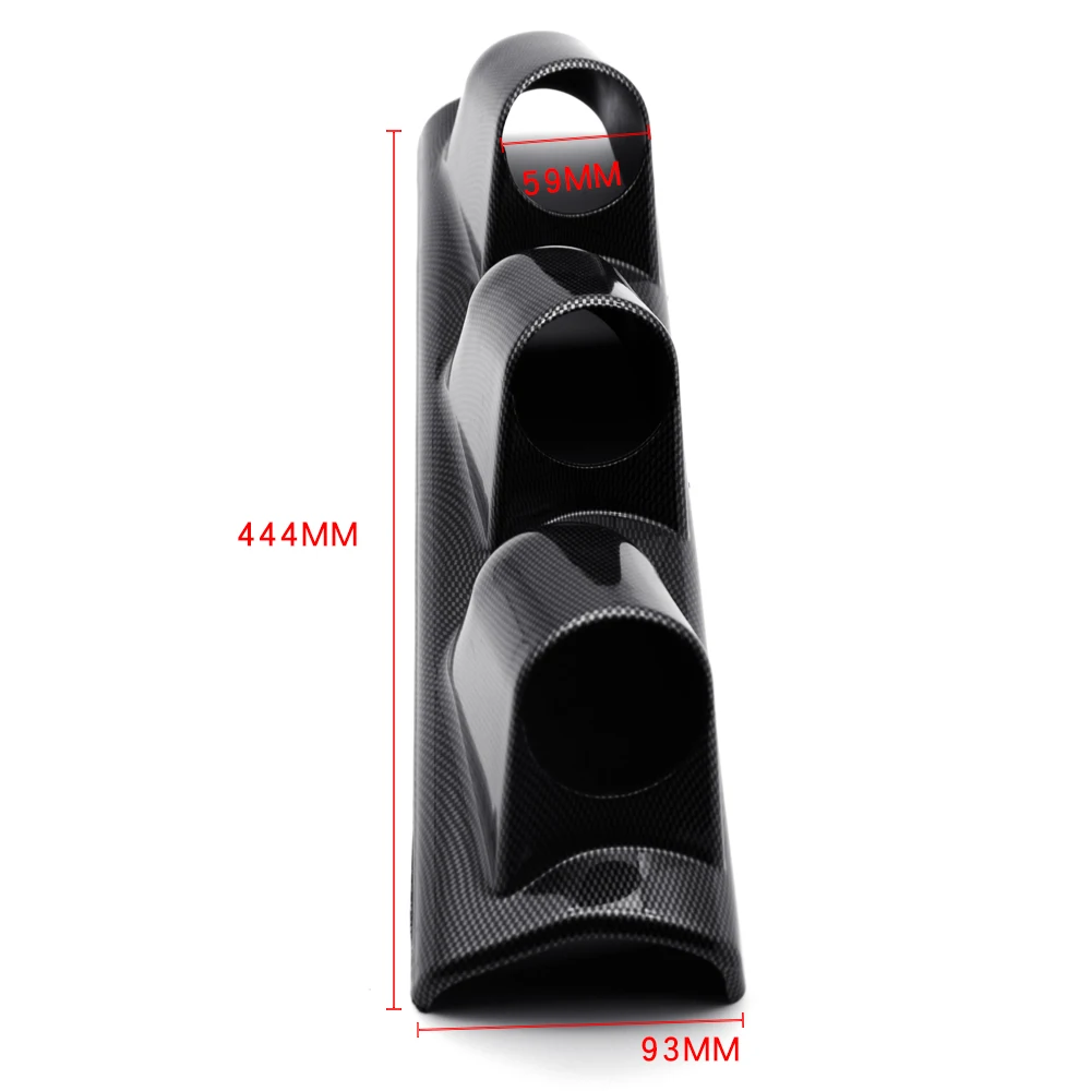 DRAGON GAUGE CARBON " 52 мм Универсальный A-PILLAR тройной дырочки DASH GAUGE METER POD держатель левосторонний привод