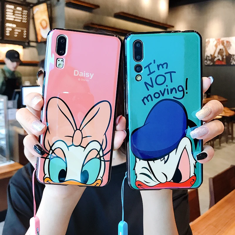 Для huawei P20 мультяшный чехол милый мягкий с изображением Дейзи Дональд Минни для