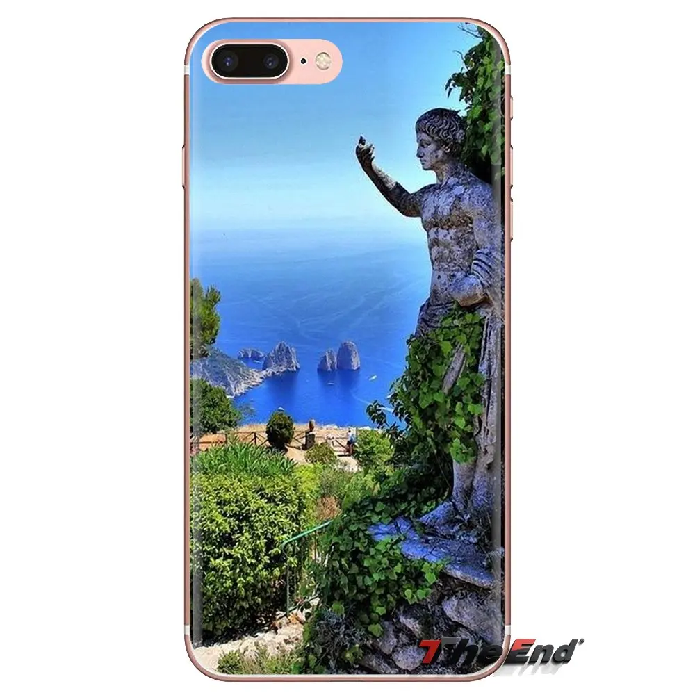 Для Xiaomi Redmi 4A S2 Note 3 3S 4 4X 5 Plus 6 7 6A Pro Pocophone F1 прозрачный мягкий чехол красивый Positano Amalfi