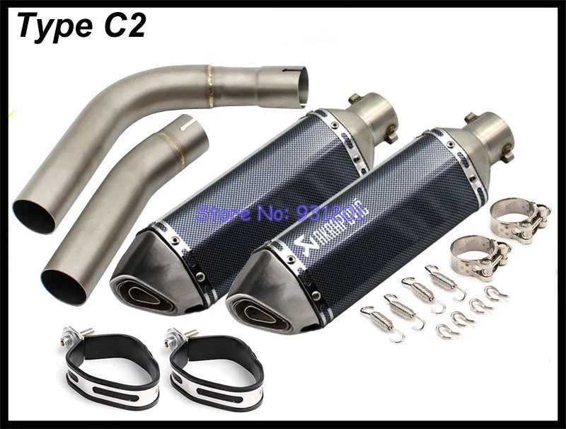 Выхлопная система R1 Akrapovic глушитель выхлопной трубы для мотоцикла средней длины
