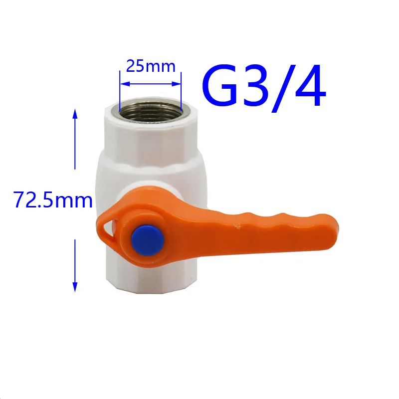Шаровой клапан G3/4 G1 G1/2 из нержавеющей стали 2 ходовой регулятора потока воды для