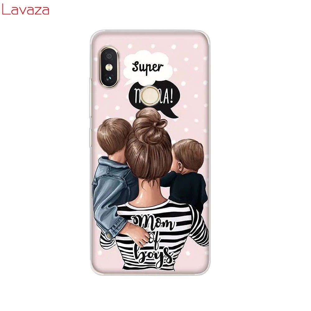4 Чехол Lavaza с коричневыми волосами для мамы и дочки, для POCOPHONE F1, чехол s для Xiaomi A2 Mi8 Lite A1 Redmi Note 4X5 6 Pro, чехол - Цвет: 4