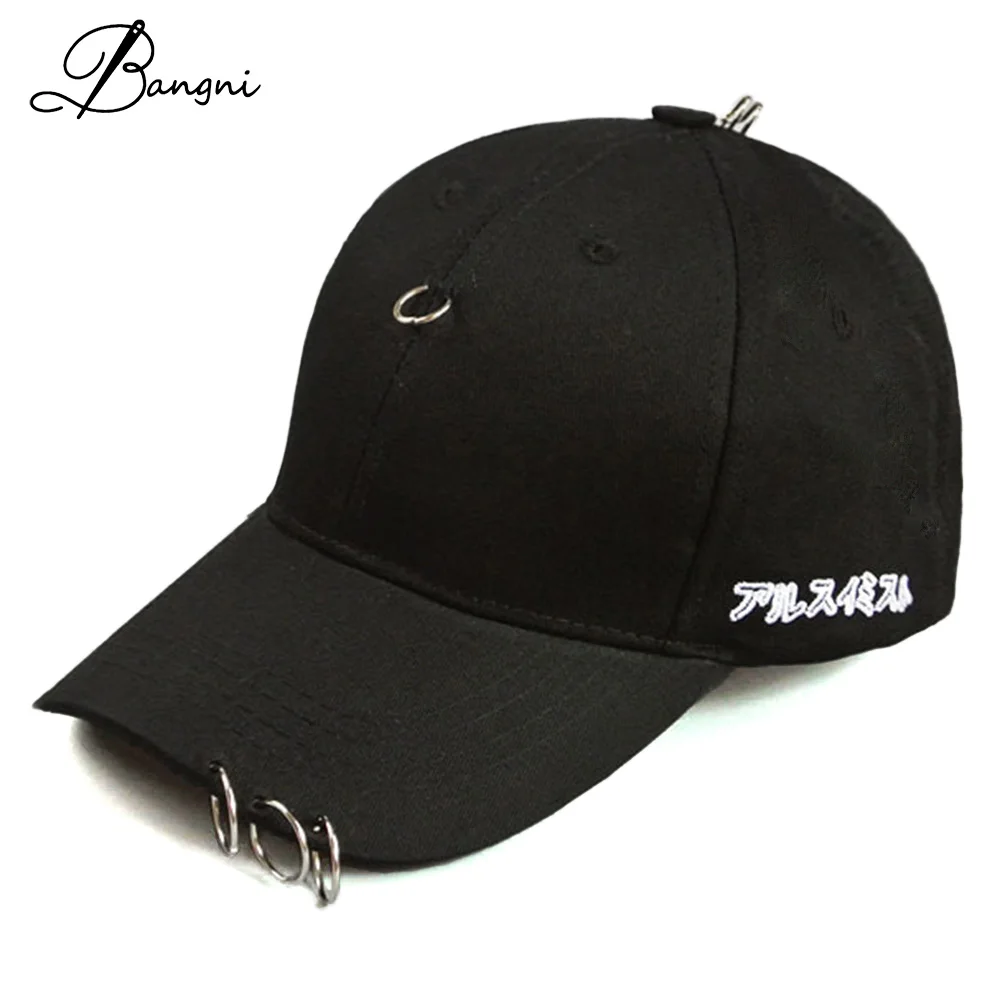 2017 летняя Gd однотонная Защитная изогнутая шапка с кольцом бейсболка для мужчин и
