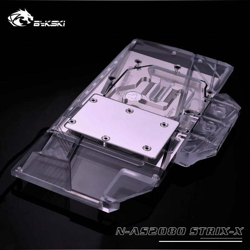 Bykski N AS2080STRIX X блок водяного охлаждения GPU для ASUS ROG STRIX RTX2080 O8G GAMING|Жидкостные