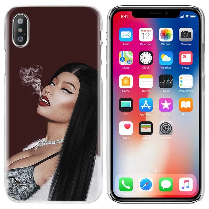 Nicki Minaj мой queen Мода чехол Clear Жесткий ПК для iPhone XS Max XR 7 8 6 6s плюс X 5 5S SE 5C 4 4S Coque Fundas - Цвет: 01