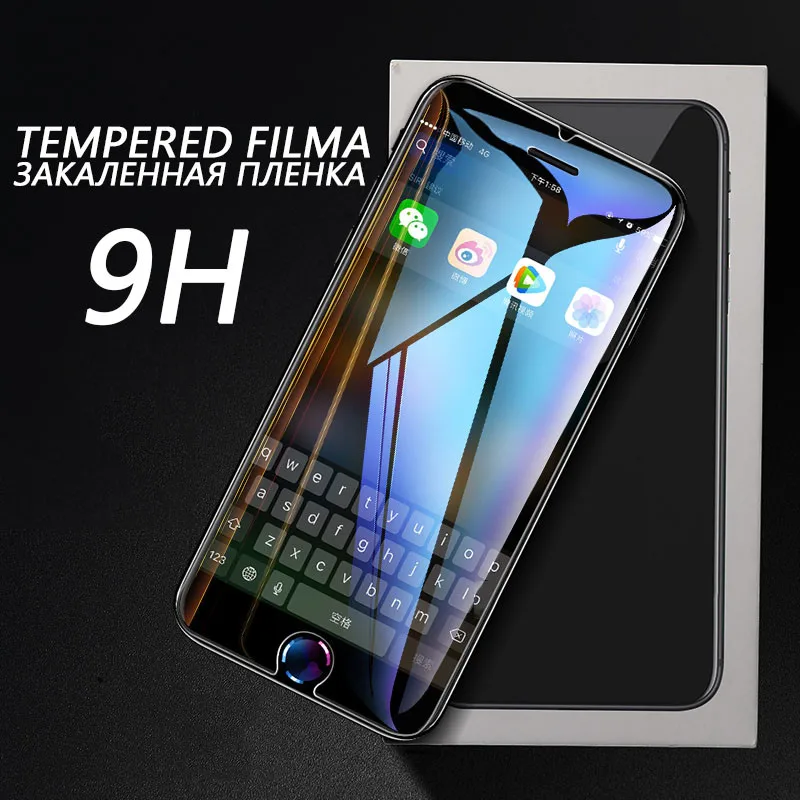 0 3 мм 2.5D Закаленное стекло для iphone 7 8 6 6s PLus X Xr 9H Премиум Защитное Xs Max Защитная