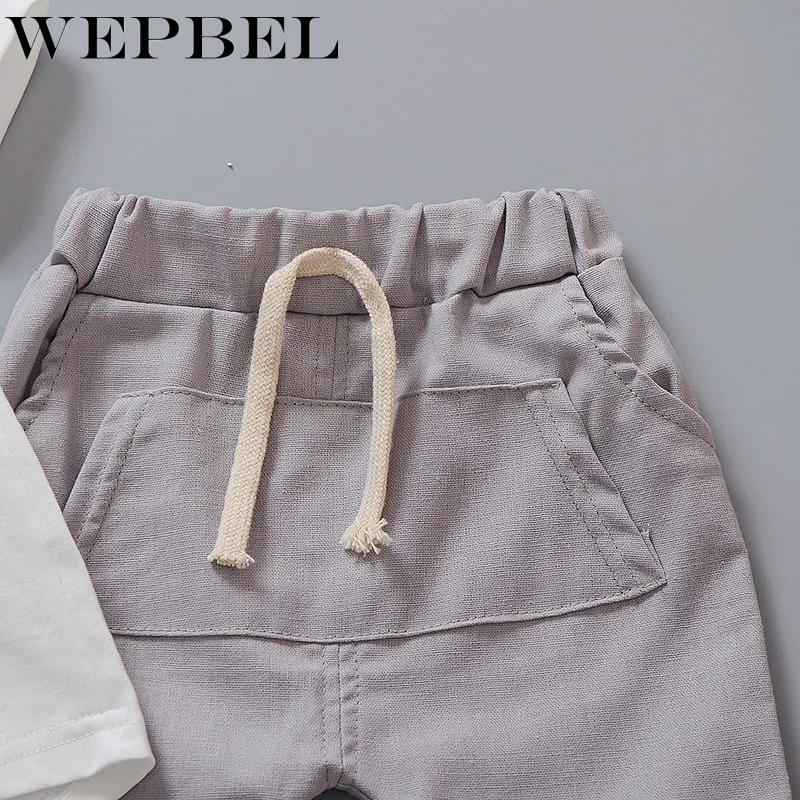 WEPBEL/комплект одежды из 2 предметов для маленьких мальчиков и девочек комплект