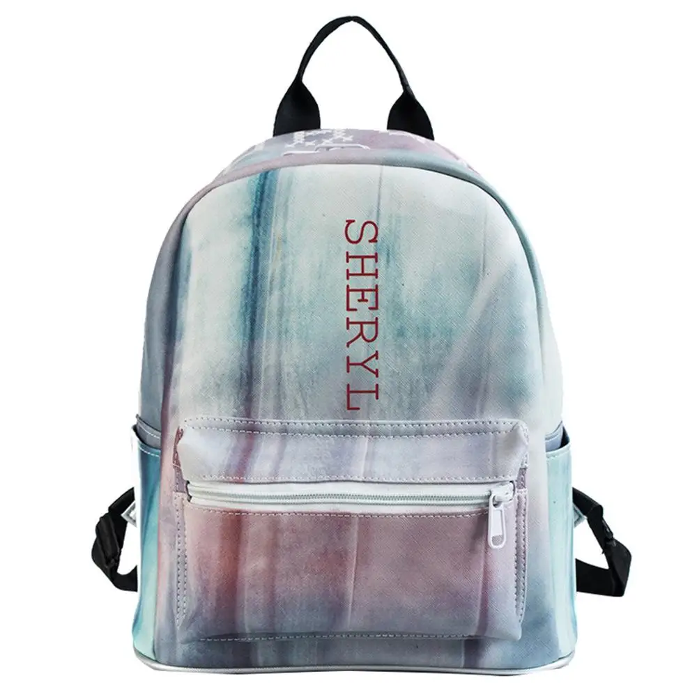 Женский модный рюкзак цветной дорожный mochilas школьная кожаная сумка для девочек