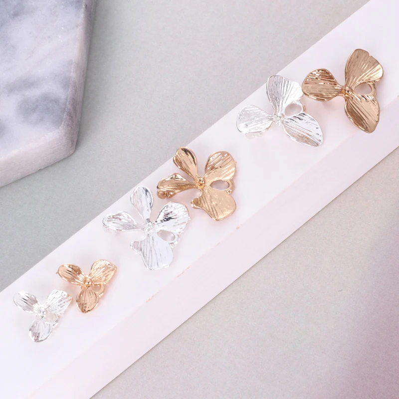 Шарм Подвеска в виде орхидеи ожерелье браслет ювелирных изделий металл сделай