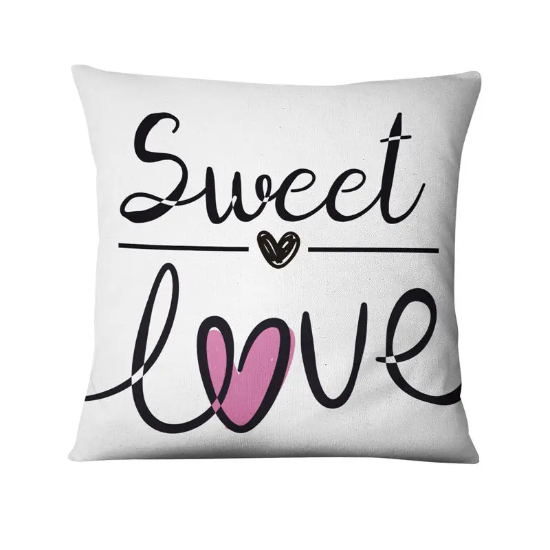 Наволочка с принтом Little Star Fresh Art Декоративные Чехлы для подушек Sweet Love домашний