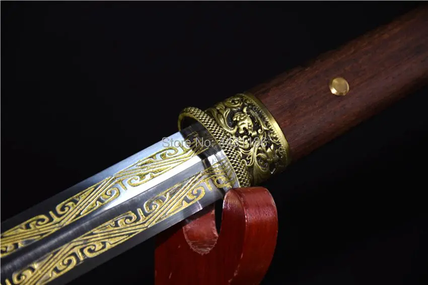 Китайская меч ручной работы WuShu для Кунг Фу Династия Тан HuanShou Swords Jian Sharp лезвие из