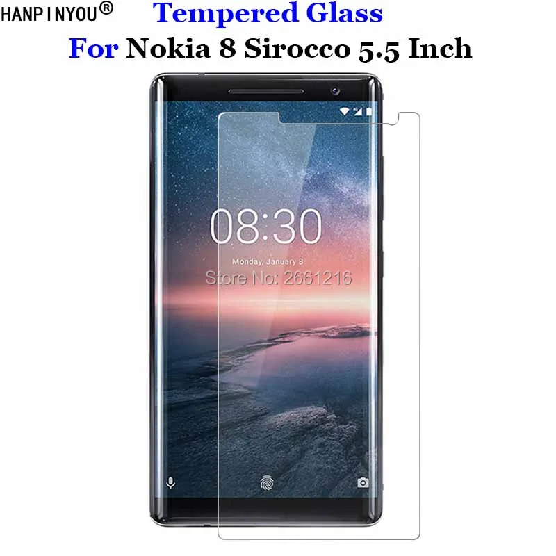 Для Nokia 8 Sirocco TA-1005 закаленное стекло 9H 2.5D Премиум Защитная пленка для экрана Nokia8 5