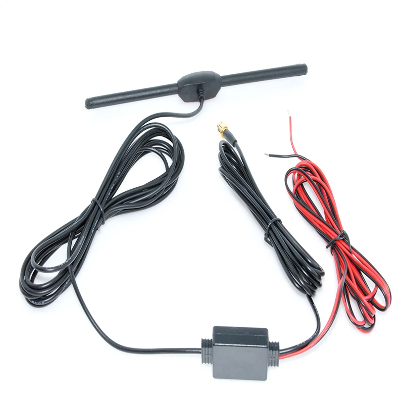 DVB T ISDB антенна автомобильная цифровая ТВ с усилителем разъем SMA 5 м + Бесплатная