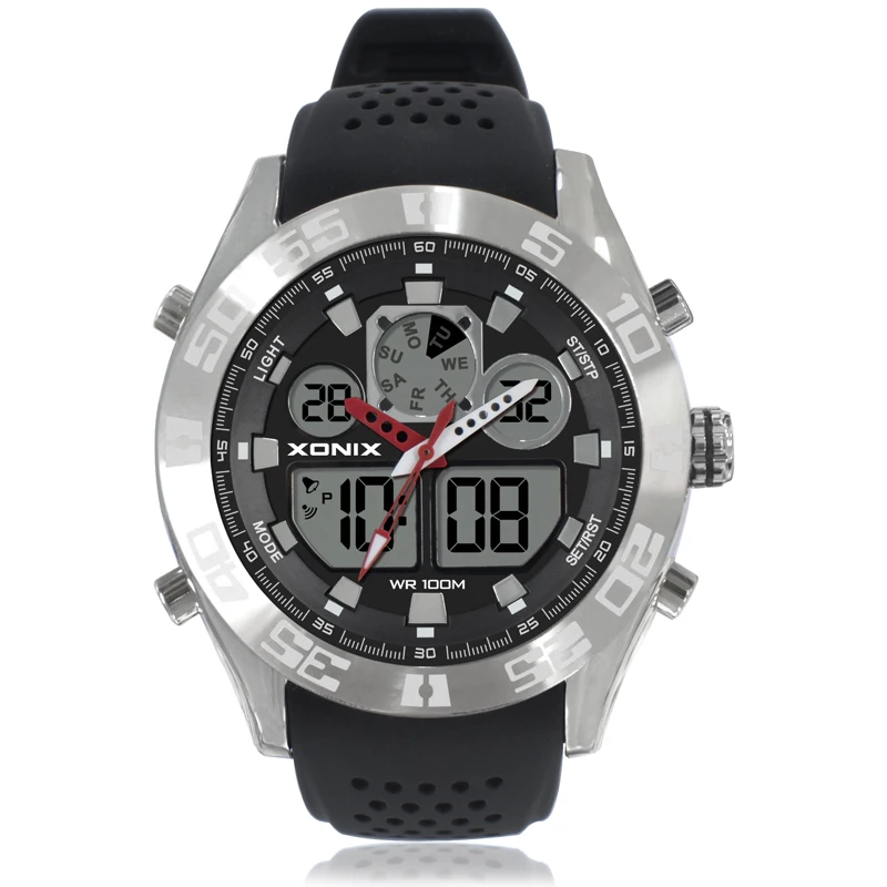 Часы наручные XONIX мужские спортивные брендовые Роскошные светодиодные цифровые