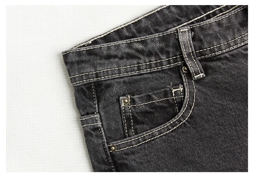 LOGAMI High Waist Straight Jeans Woman Casual Boyfriend Jeans For Women Denim Pants Dark Grey