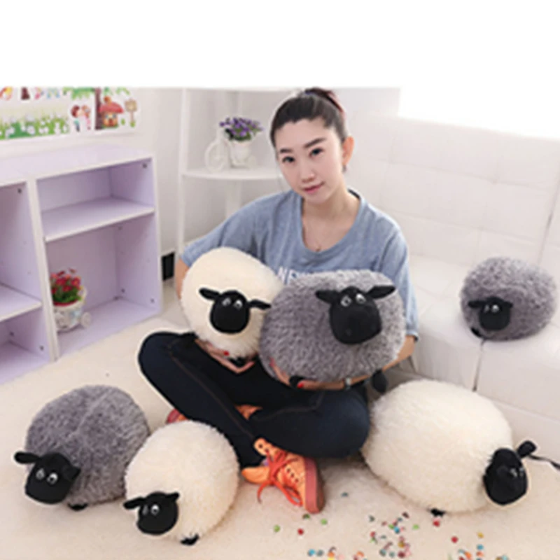 Плюшевые игрушки милые мягкие Овцы Характер Дети игрушка подарок кукла белый