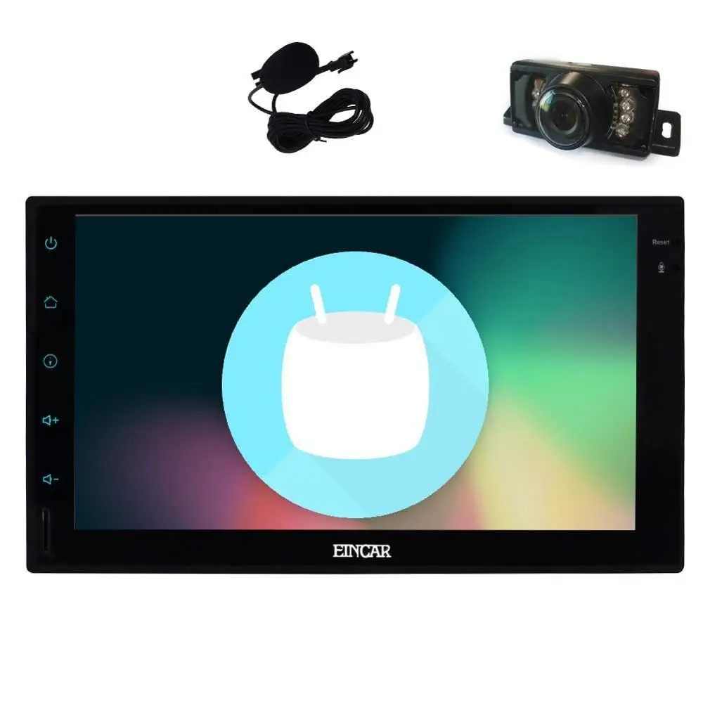 Четырехъядерный Android 6 0 Универсальный Автомобильный dvd плеер с двумя цифровыми