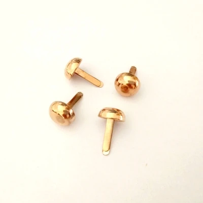 C4 10mm 50PCS 50 шт 4 цвета Brads для скрапбукинга DIY аксессуары фотоальбом рамки украшения-брадсы ручной работы украшения для скрапбукинга - Цвет: C4 10mm 50PCS