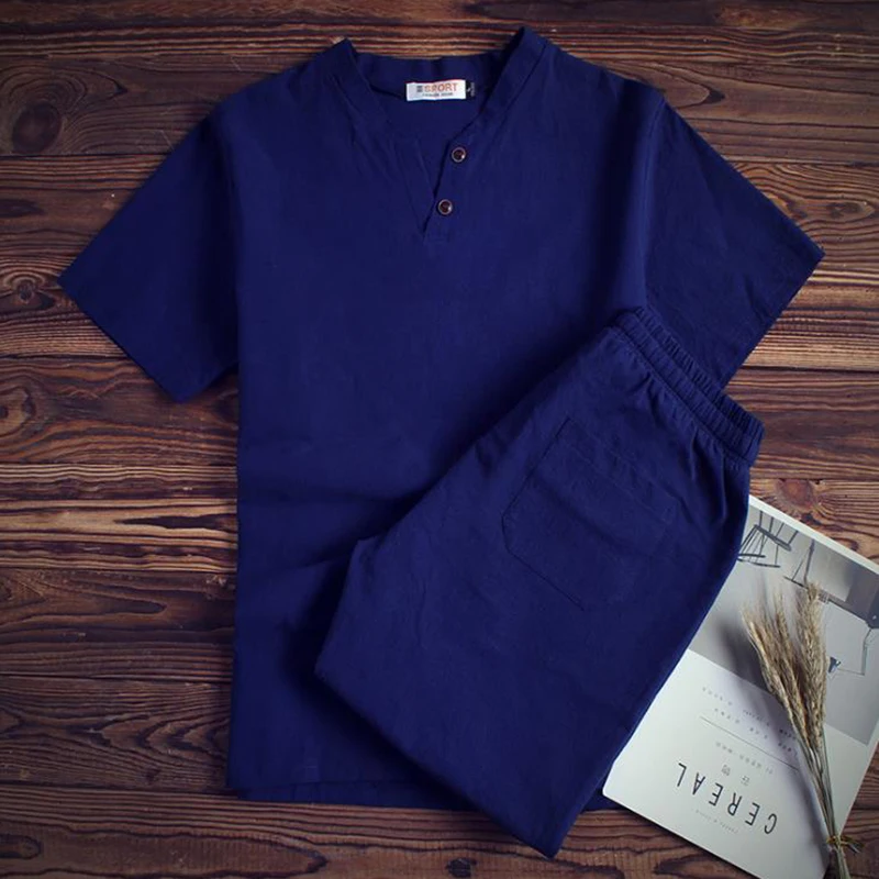 Специальное предложение высококачественные льняные мужские шорты с коротким