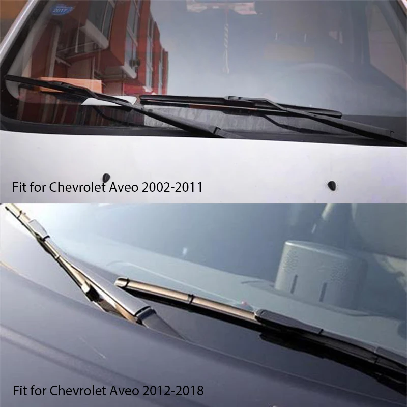 Автомобильные резиновые передние щетки стеклоочистителя для Chevrolet Aveo MK1 MK2 2018