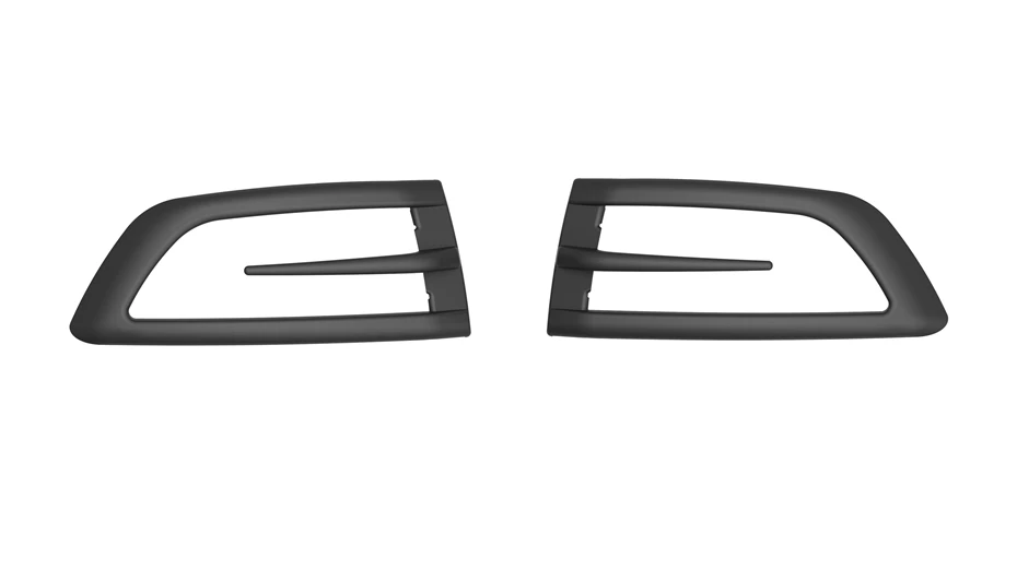 Turning Lamp Cover ABS Matte Black Exterior Side Mirror Light Cover For Ford Ranger 2012- T6 T7 T8 Car Accessories 4x4 Parts