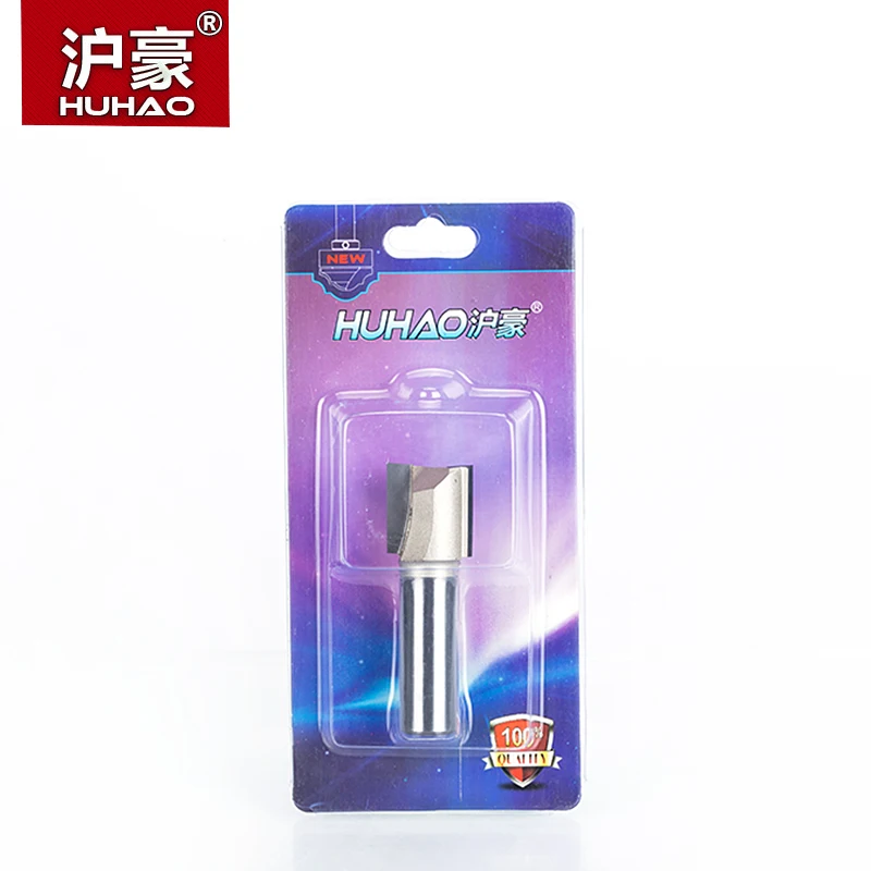 HUHAO 1 шт. 1/2 &quot1/4&quot хвостовик 2 фрезы прямые для древесины вольфрамовый Карбид