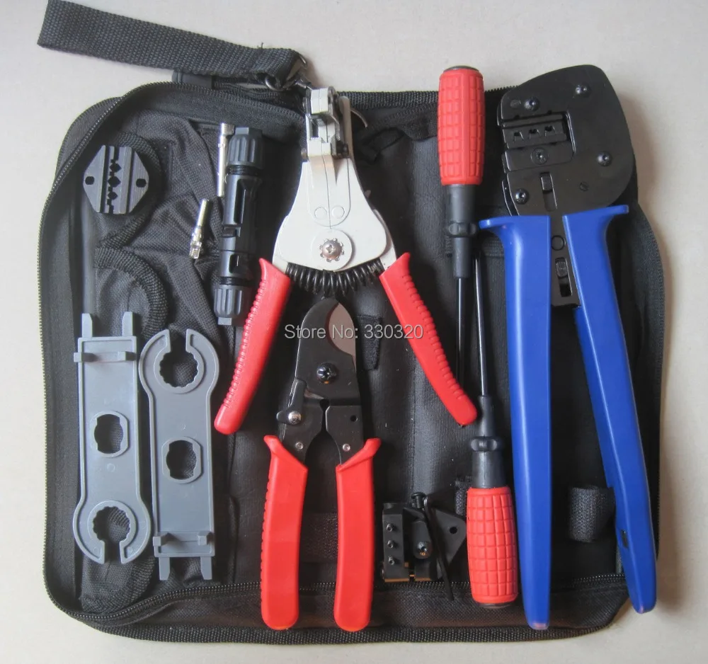 Solar Crimper/Solar pv Crimping Tool Kits for 2.5-6.0mm2 connectors,solar tool set