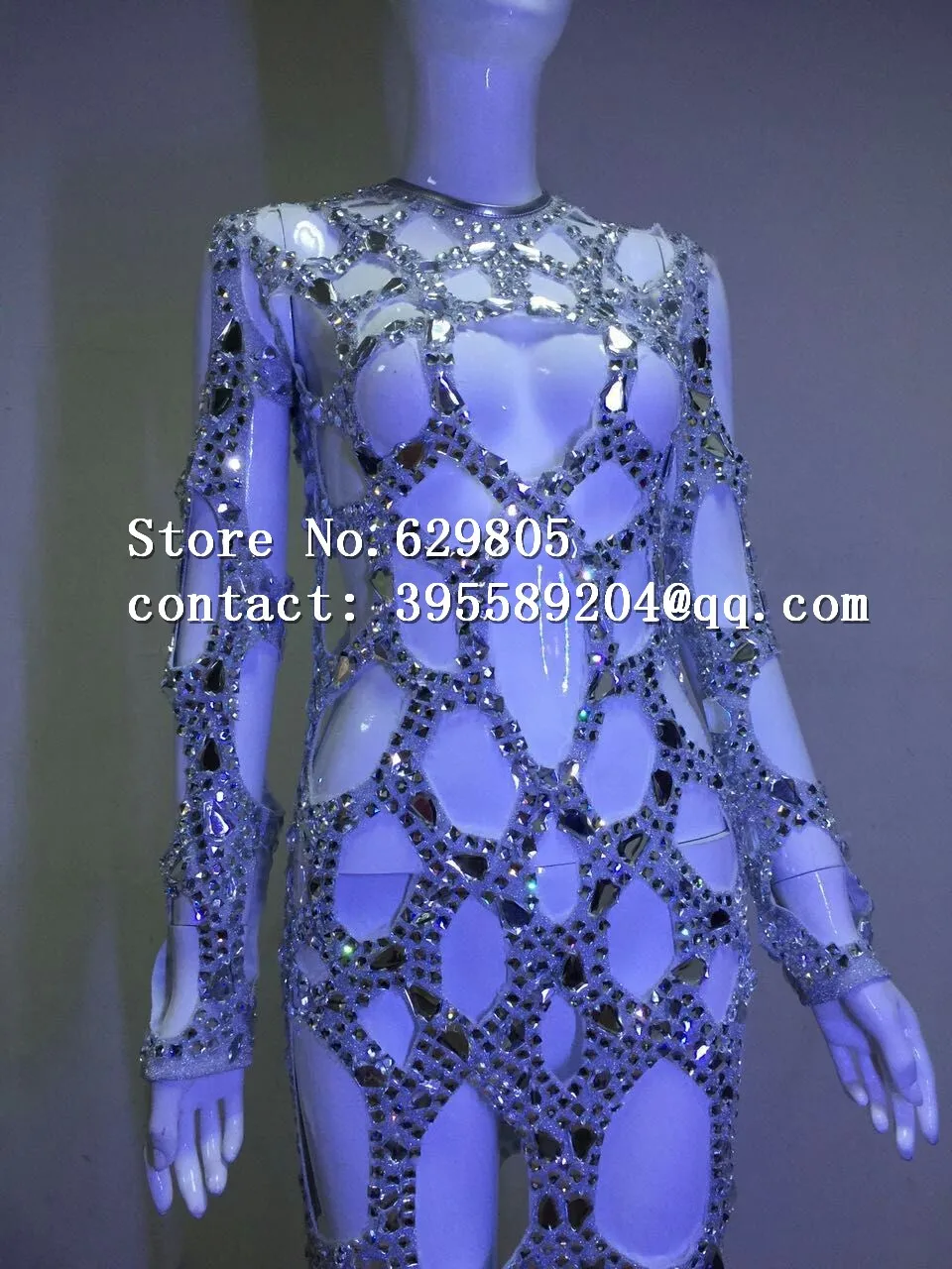 Платье стразы с блестящими кристаллами костюмы сексуальная одежда для ночного