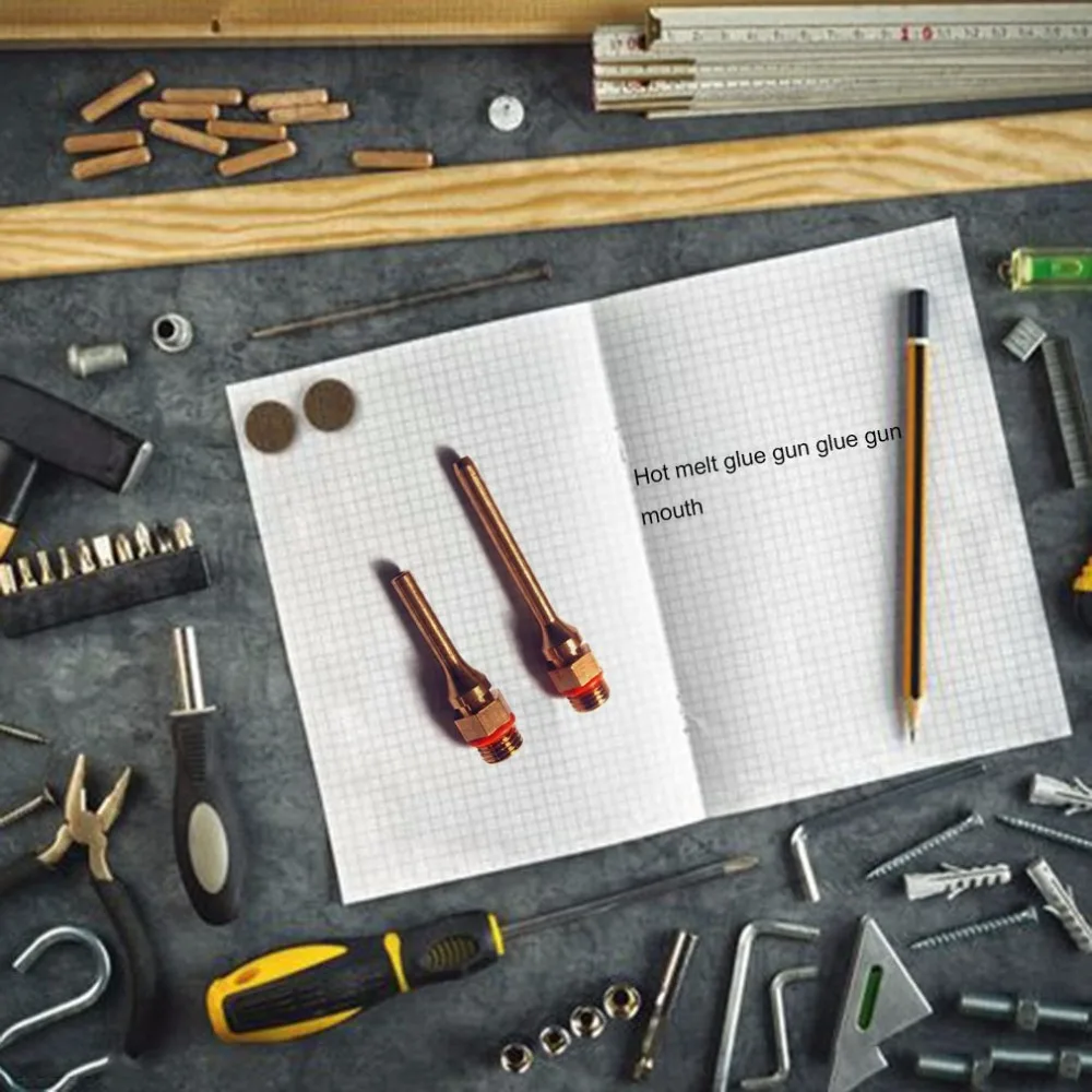 Анти-ржавчина металла горячего расплава клеевой пистолет Рот Медная насадка