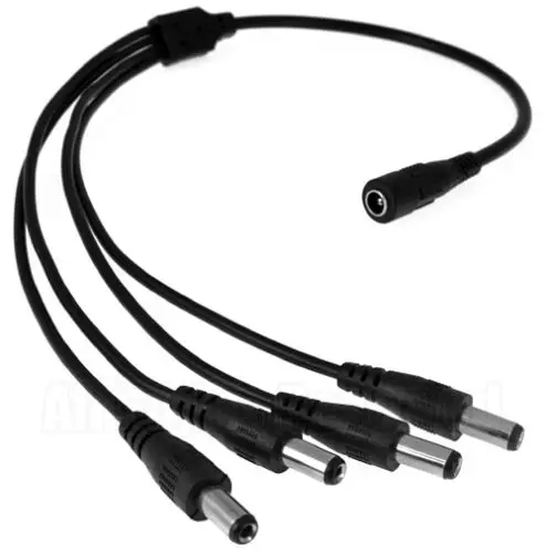 Бесплатная доставка 4-сторонний разветвитель источника питания постоянного тока