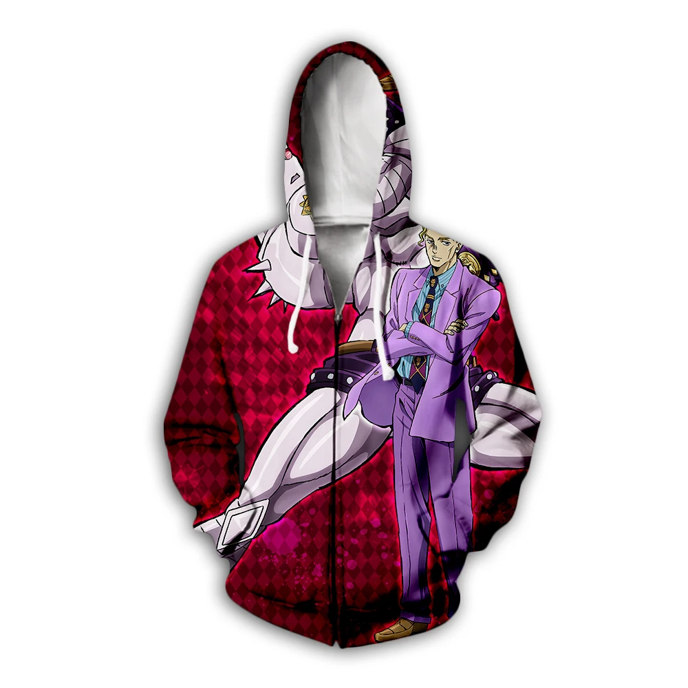 

JoJo Bizarre Adventure Men 3D Print Hoodies Anime Women Short Sleeve Shirts Unisex Fashion Novelty Sweatshirt Funny Jacket tops