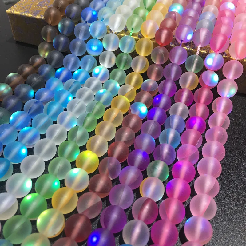 

Top Quality Colorful Moonstone Beads Natural Dull Polish Labradorite Beads Flash Stone Jewelry Making DIY Bead 6/8/10/12MM