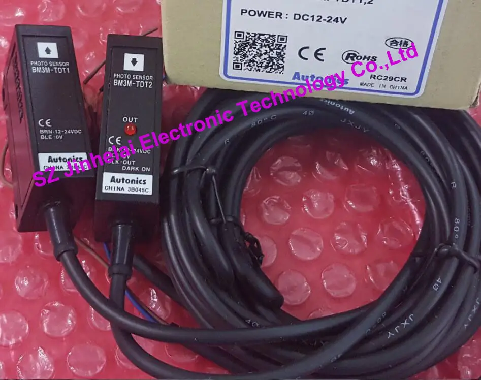 Новый и оригинальный Фотодатчик AUTONICS 12-24 В постоянного тока 2 BM3M-TDT1 | Обустройство