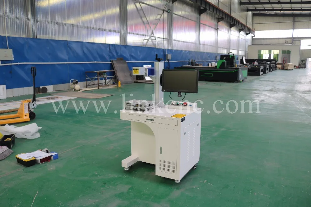 Волоконно-лазерная маркировочная машина с Raycus 20W для металлического пластика |