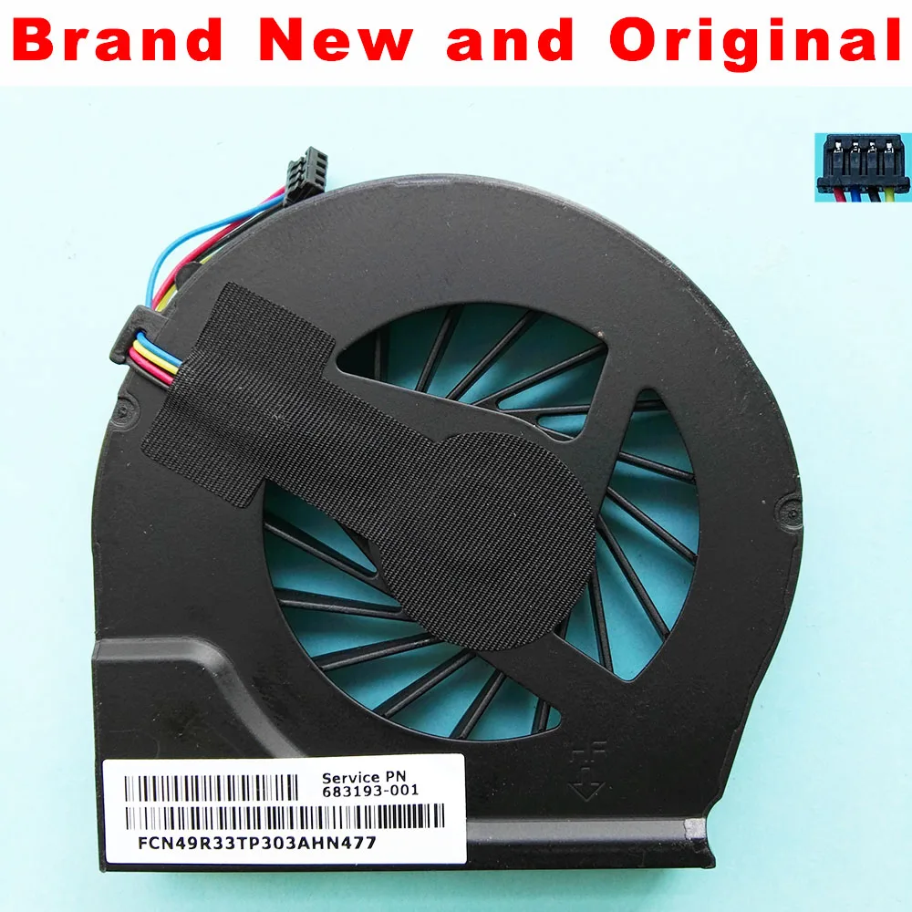 Вентилятор для процессора HP вентилятор охлаждения G6 G7 DFS531205MC0T FB5S 683193 001 кулер ЦП