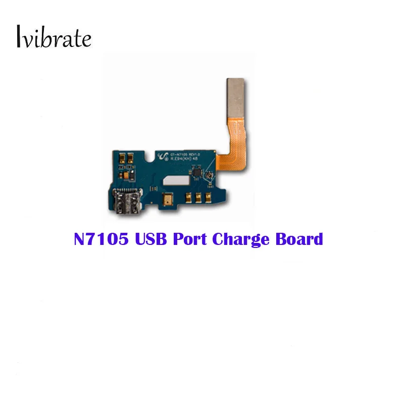 

Original For Samsung Galaxy Note 2 Note2 N7105 USB Port Charge Board With Microphone N 7105 board High Quality free shipping