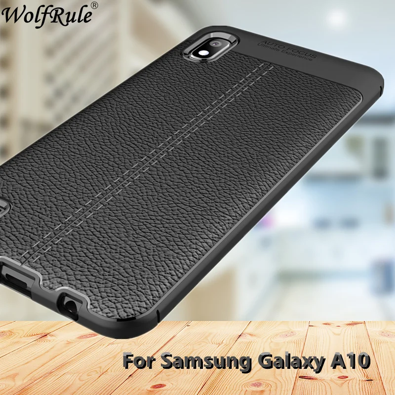 

Чехол для Samsung Galaxy A10, чехол для Samsung A10, модный силиконовый Прочный Гибридный чехол в стиле личи для Samsung Galaxy A10, чехол для телефона
