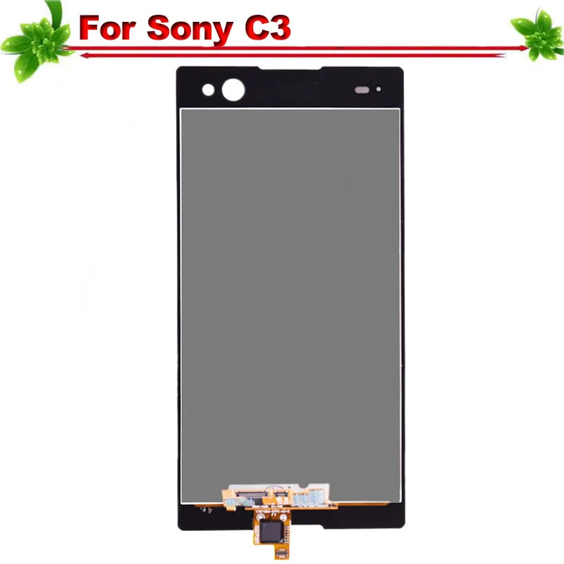 A Quality for Sony Xperia C3 D2533 D2502 LCD Display Touch Screen Digitizer Assembly Replacement | Мобильные телефоны и